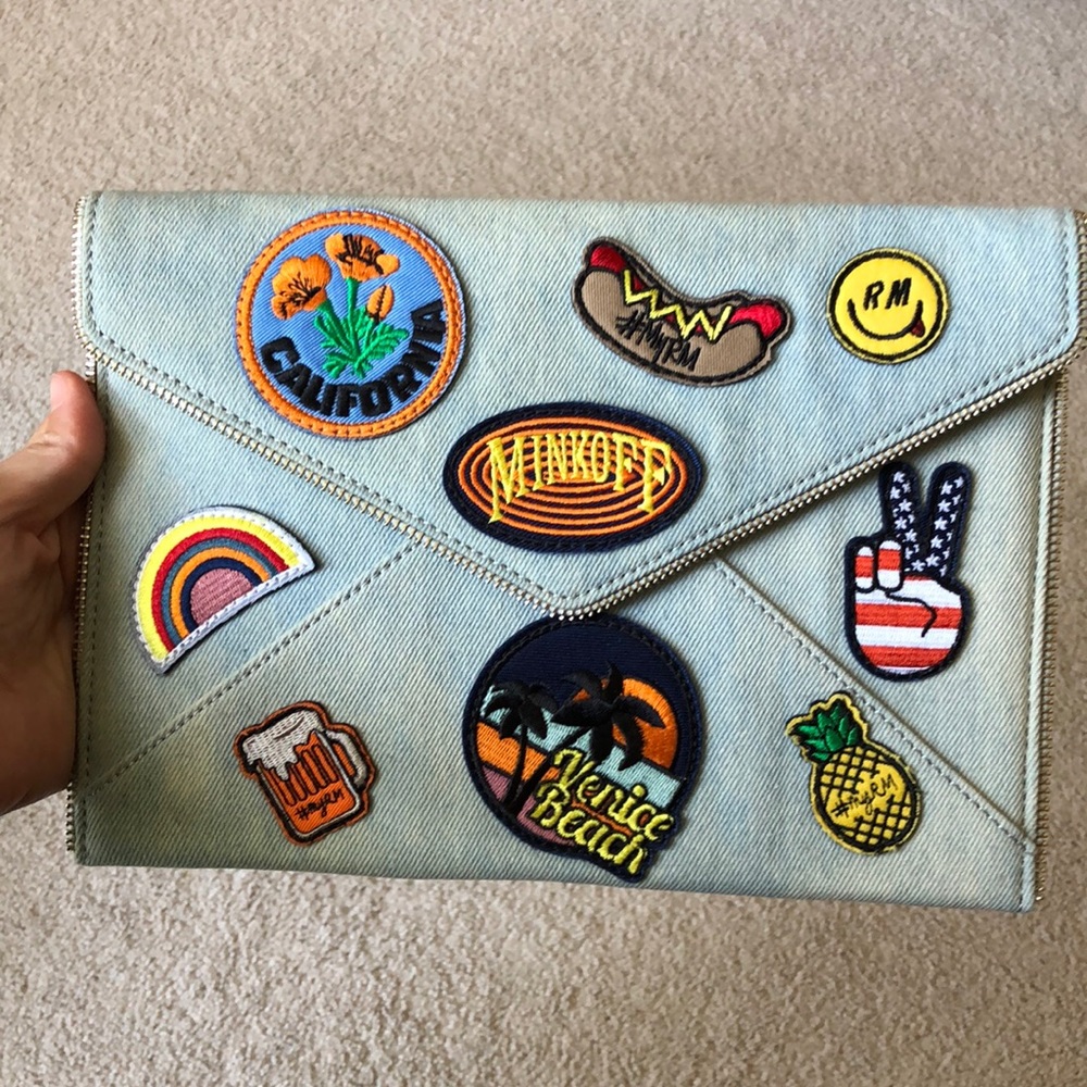 rebecca minkoff jeans wristlet